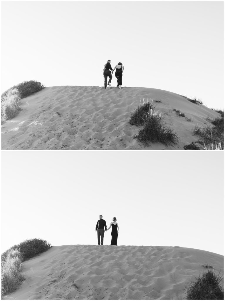 couple on the sand dunes