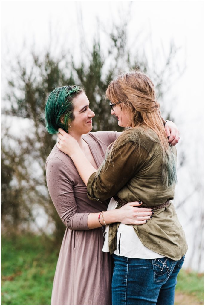 Discovery Park engagement session, LGBTQ couple